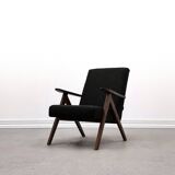 Mid Century Easy Chair Model B - 310 Var in Black Buckle