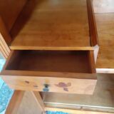 Louis XV style rosewood marquetry display case
