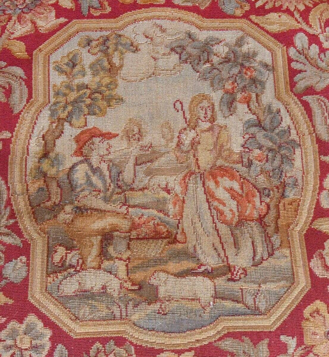 Pair of Louis XV style cabriolet armchairs