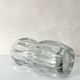 SKLO Union vase by Jan Schmidt, mid-century in clear glass