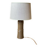 Iced brown table lamp