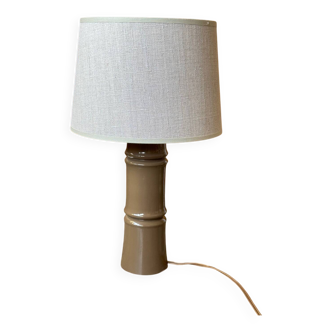 Iced brown table lamp