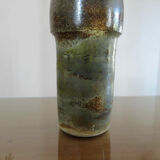 Glazed glazed sandstone soliflore vase 1960