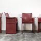Chaises en cuir par Tito Agnoli pour Matteo Grassi, Modèle Korium, 1979