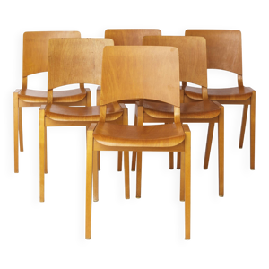 Lot de 6 chaises empilables - wilkhahn