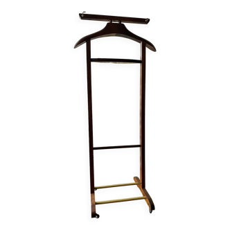 Wooden valet on wheels