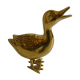 Canard en laiton vintage
