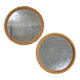Pair of rope mirrors by Audoux Minet from the 1950s/60s.