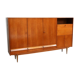 Large vintage teak highboard / high sideboard from the 1960s