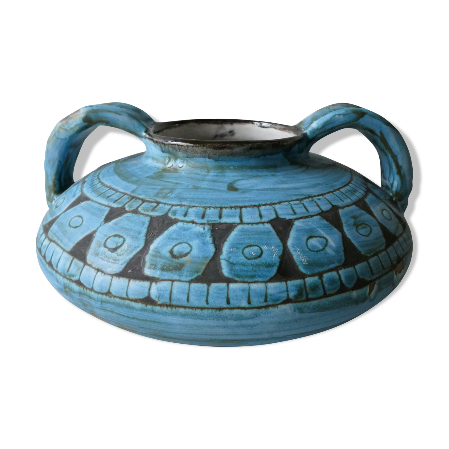 Ceramic vase by Alain Maunier Vallauris 50-60