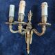 4 bronze wall lights in Louis XVI - XV style