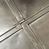 Industrial metal locker room