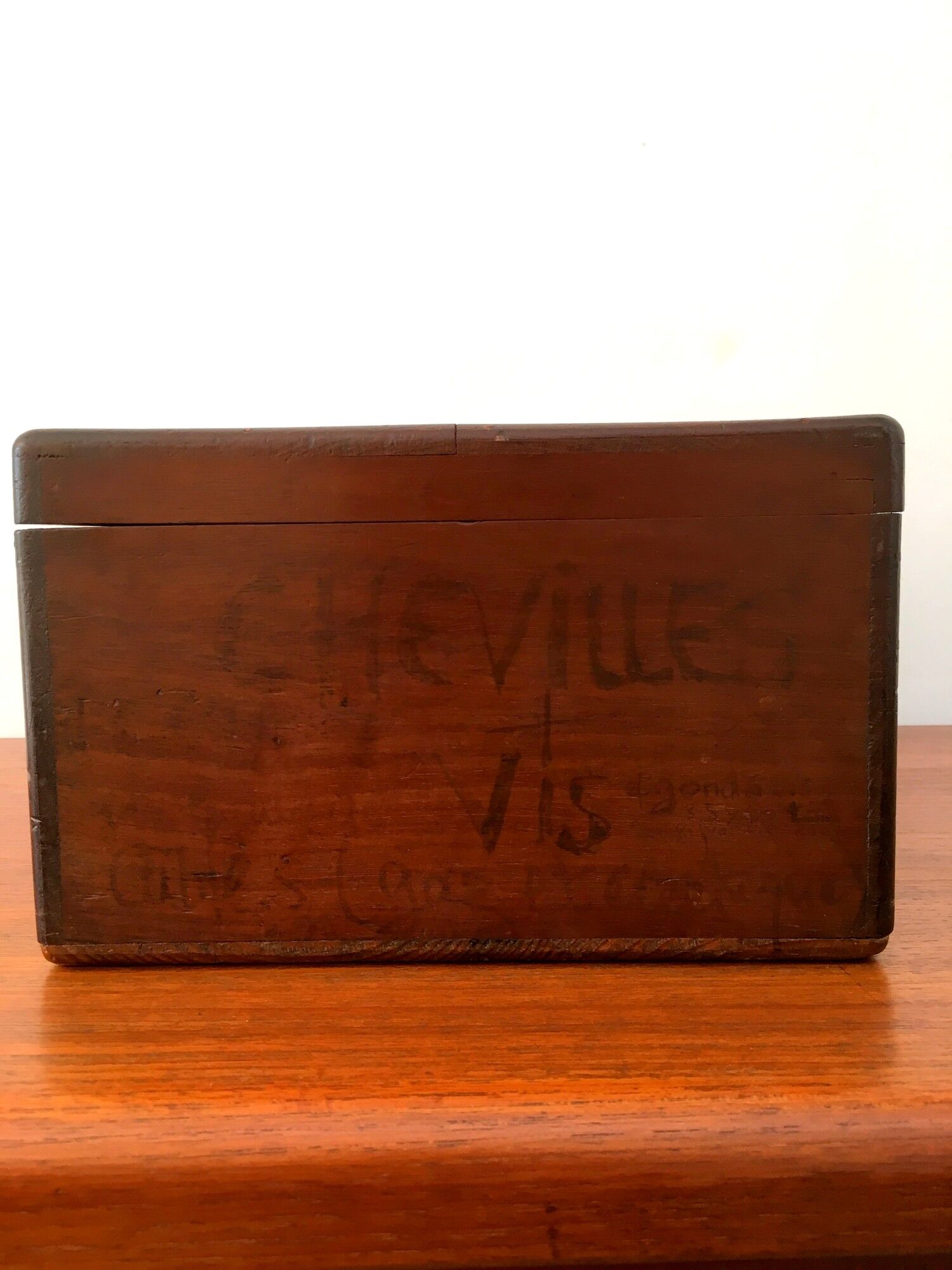 Vintage wooden box