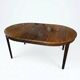 Scandinavian extendable table in rosewood from the 1960s.