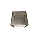 Vintage French Brass Side Table With Glass Top, 1950s