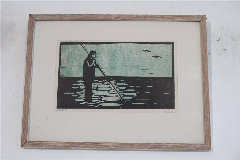 Swedish lithograph by Ake Holm
