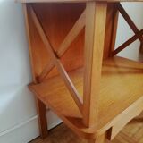 Compass feet bedside table 1960