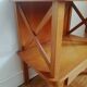 Compass feet bedside table 1960
