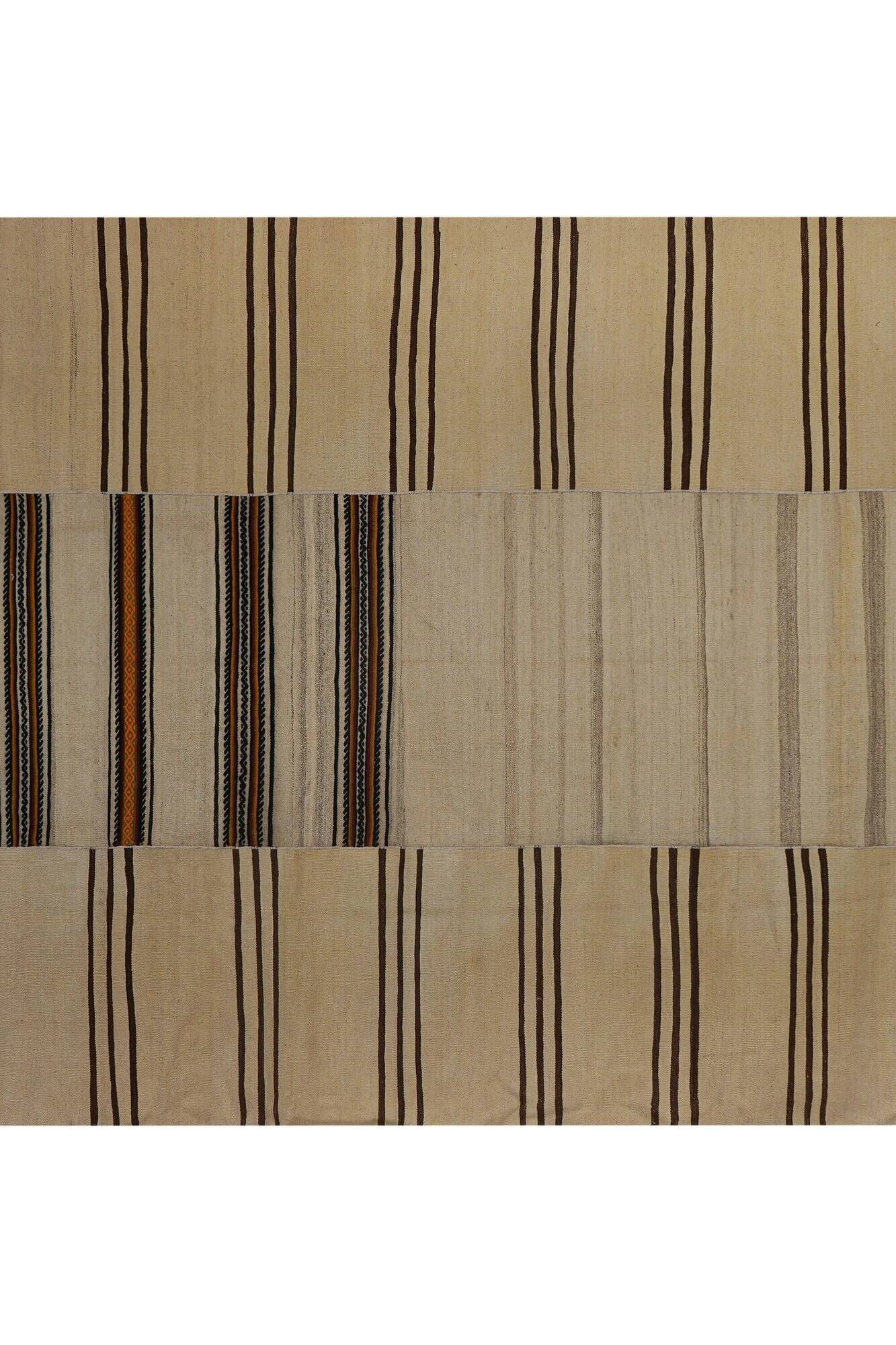 Vintage Turkish kilim handwoven 238x336 cm