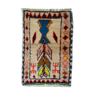 Nomadic berber carpet 87 x 55 cm