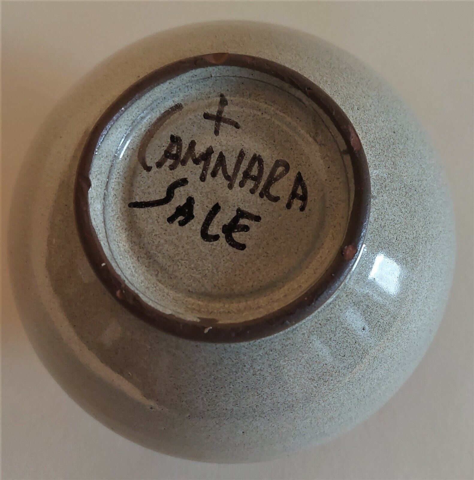 Pique vase flowers ceramic XXth Camnara