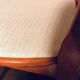 Paire de chaises vintage 1950-60 assise écru