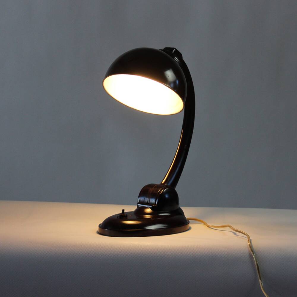 Bakelite Table Lamp Model 11126 By Eric Kirkman Cole, 1930s