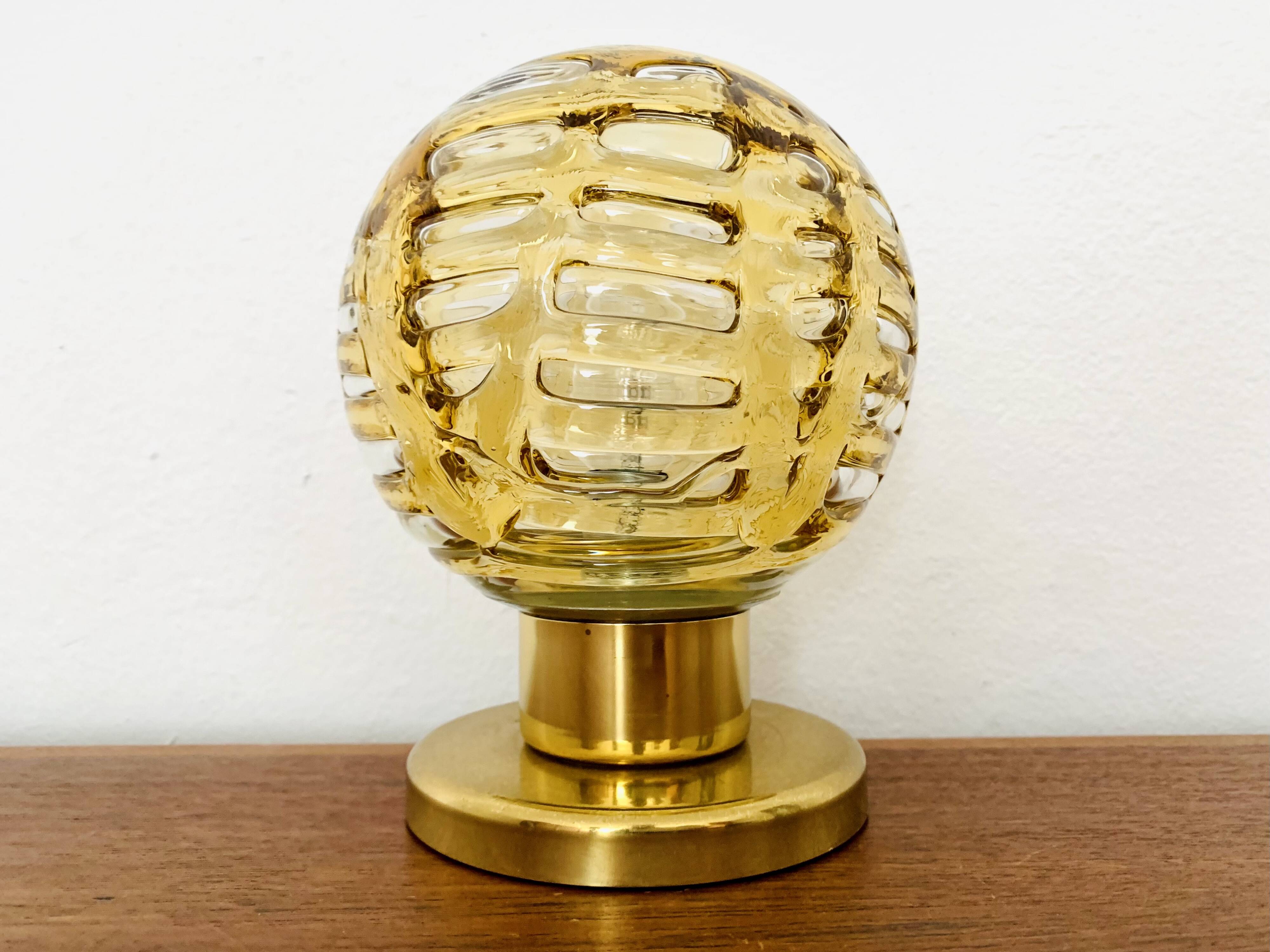 Set of 2 Glass Table Lamps from Doria