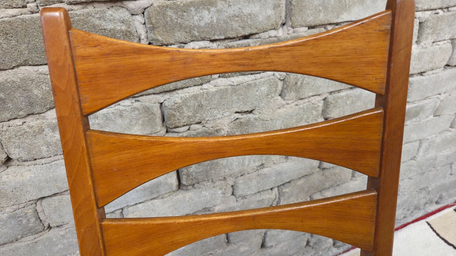 Set of 3 Scandinavian chairs from the 1960s.