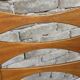 Set de 3 chaises scandinaves 1960
