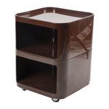 Brown Componibilli by Anna Castelli Ferrieri for Kartell