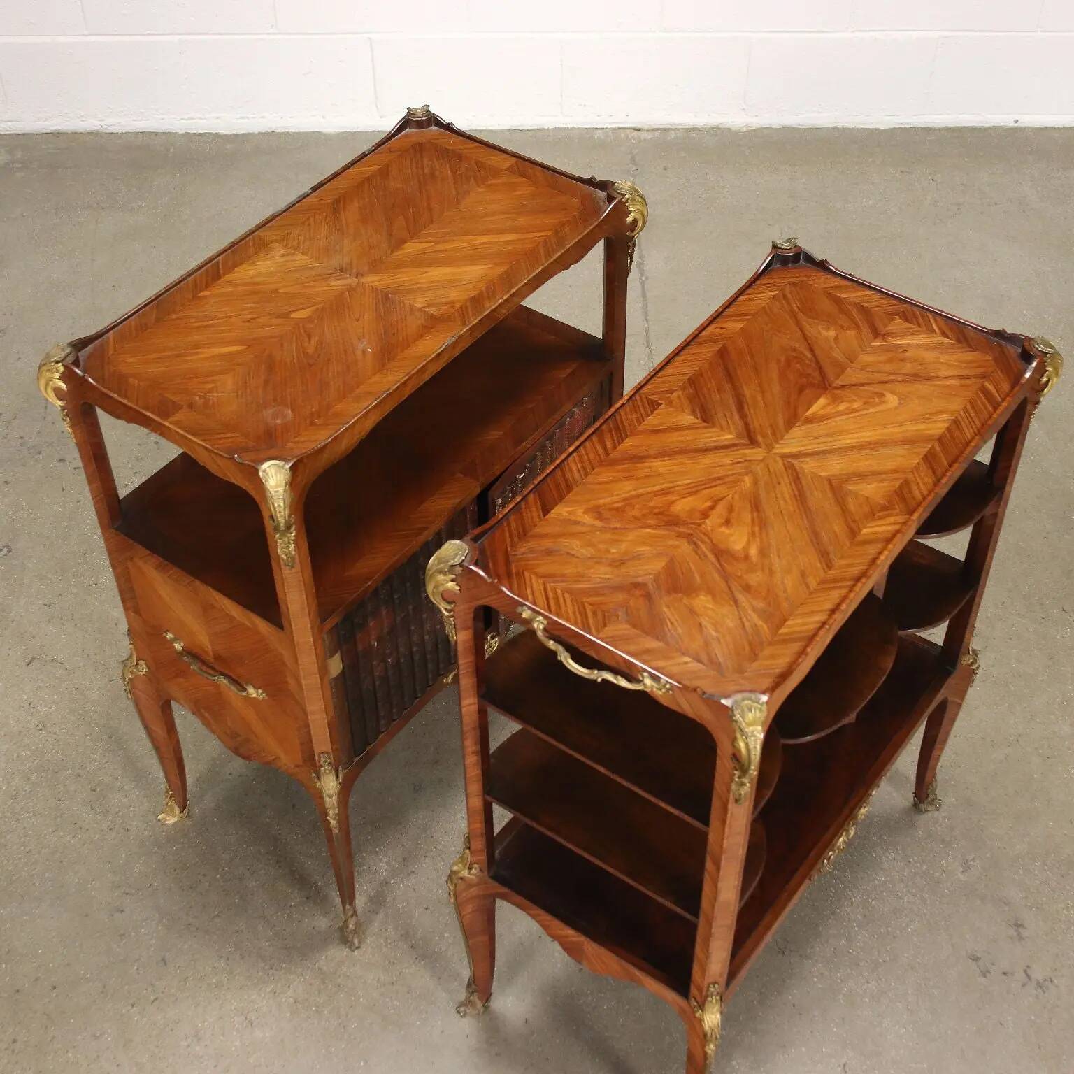 Library and mahogany and bronze shelf Napoleon III - France 19th Century