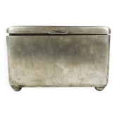 Art Deco sugar bowl, silver-plated alpaca, Jarra, Poland, 1930s