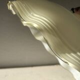 Cream-colored opaline light fixture