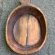 Hand-carved wooden African bowl with handle 64cm