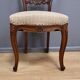 Suite de 4 chaises en acajou, époque Napoléon III - 2ème moitié XIXe