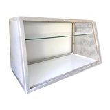 Old stainless steel window