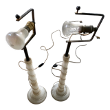 Set of 2 floor lamps