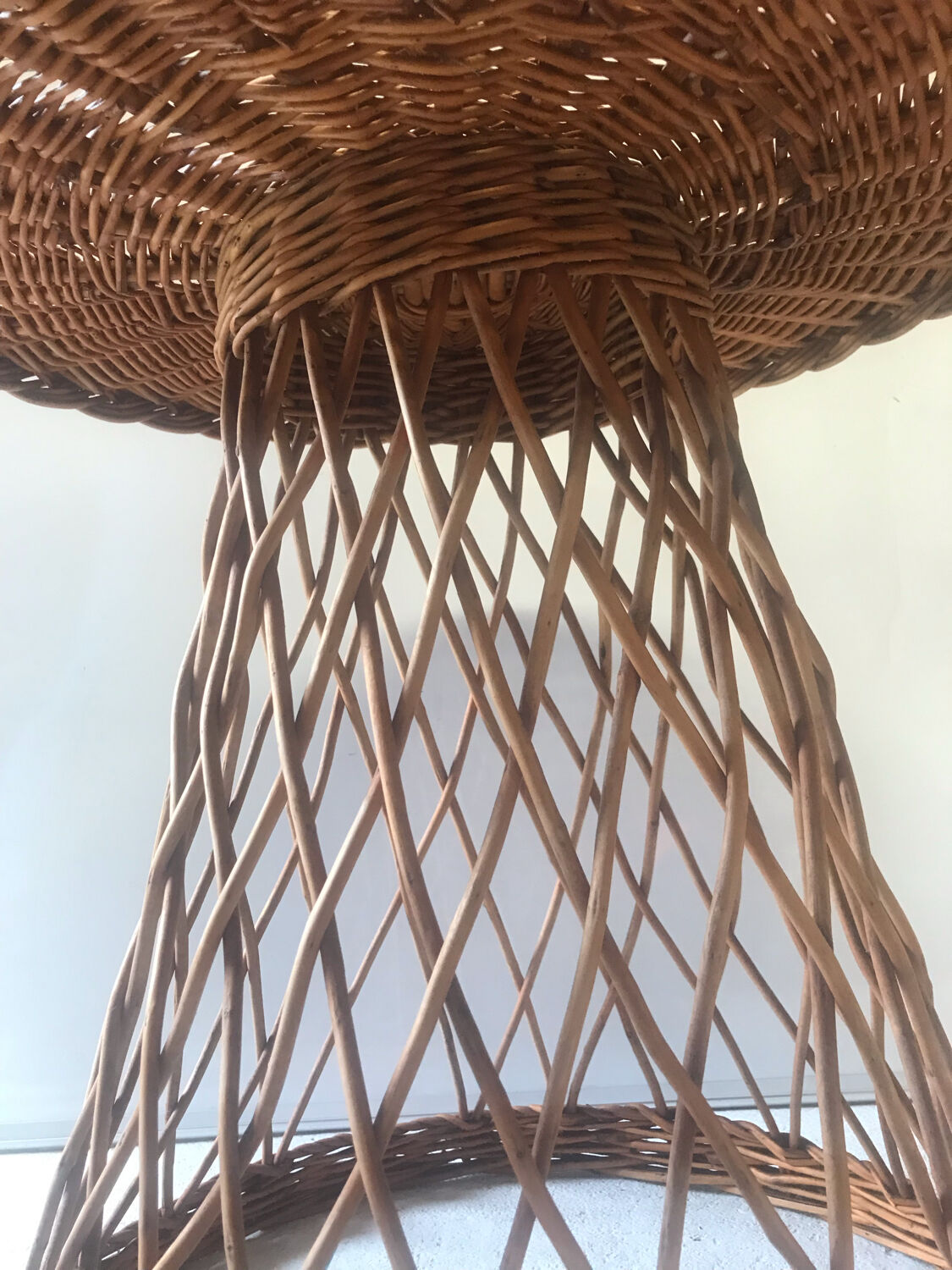 Vintage wicker table