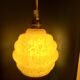 Yellow glass lamp from Clichy