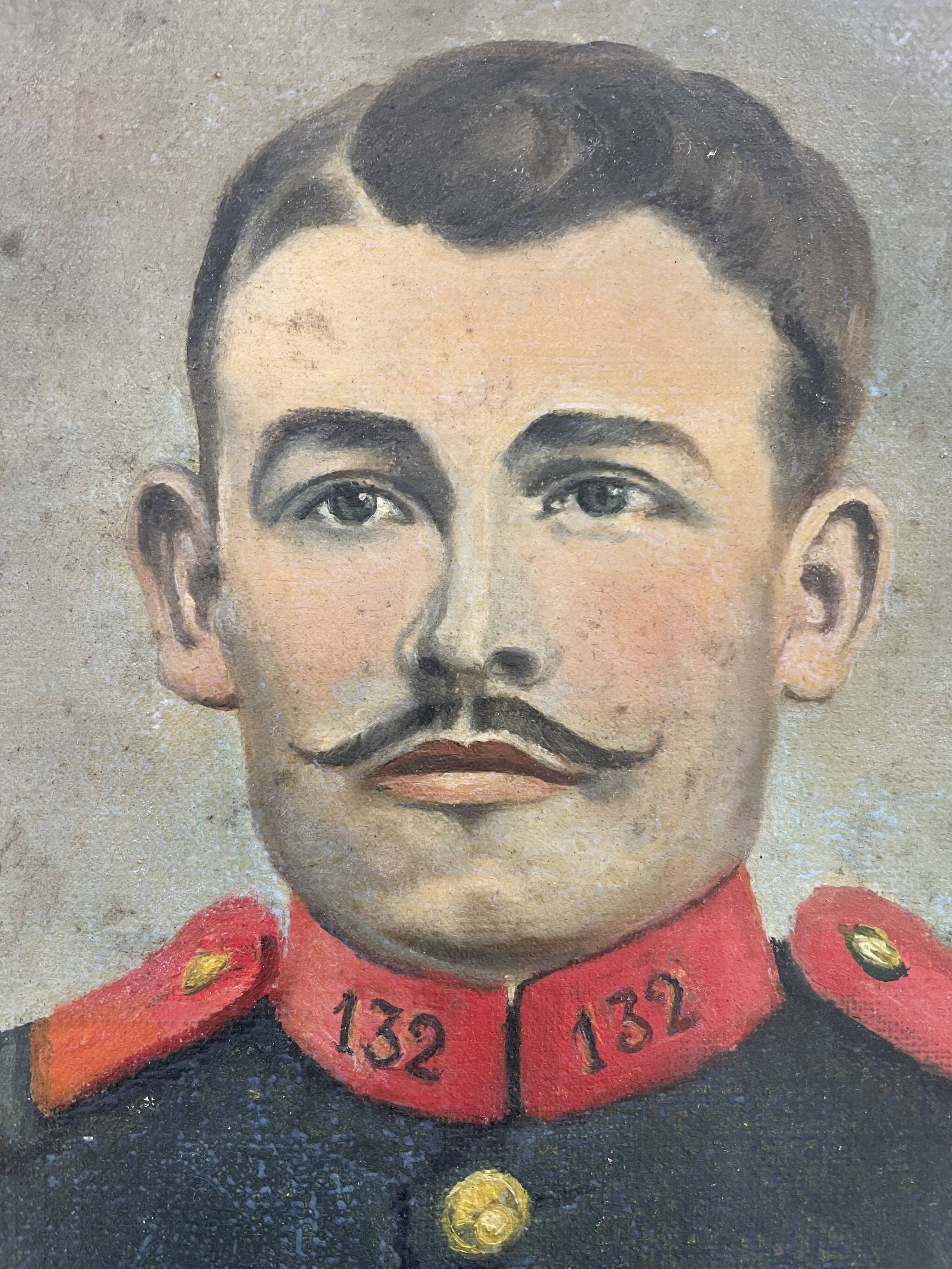 Old portrait, oil on canvas 1948