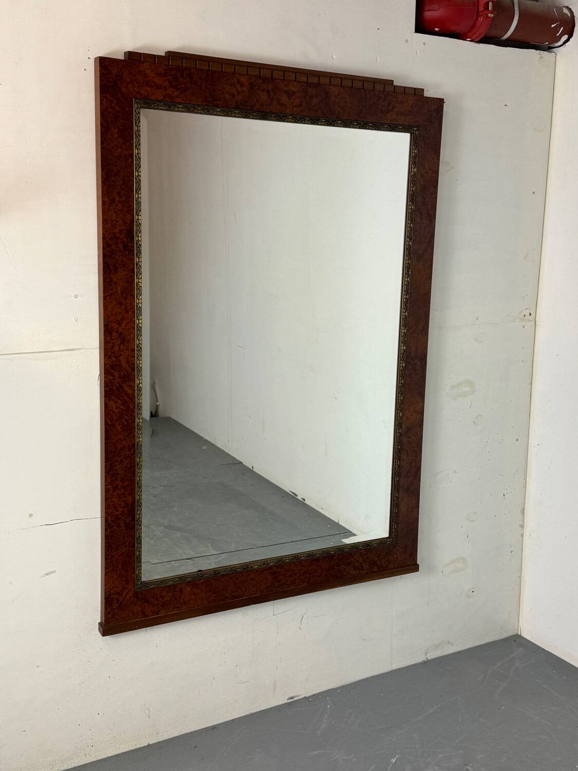 Grand miroir mural Art déco français, années 1930