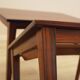 Set of three rosewood coffee tables, Danish design, 1960s, made in Denmark