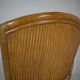 Ensemble table et 4 chaises vintage en rotin esprit Riviera