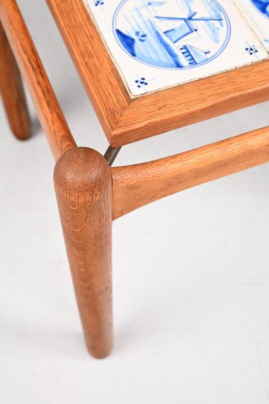 Table d'appoint en chêne vintage