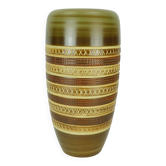 mid century VASE duemler & breiden model 166 30 sgraffito decor 50s/60s