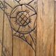 Parisian art deco wardrobe solid raw oak 1930