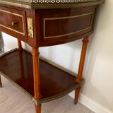Console meuble en bois massif style Louis XVI
