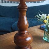 Wooden table lamp