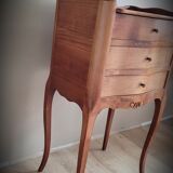Regency bedside table with drawers